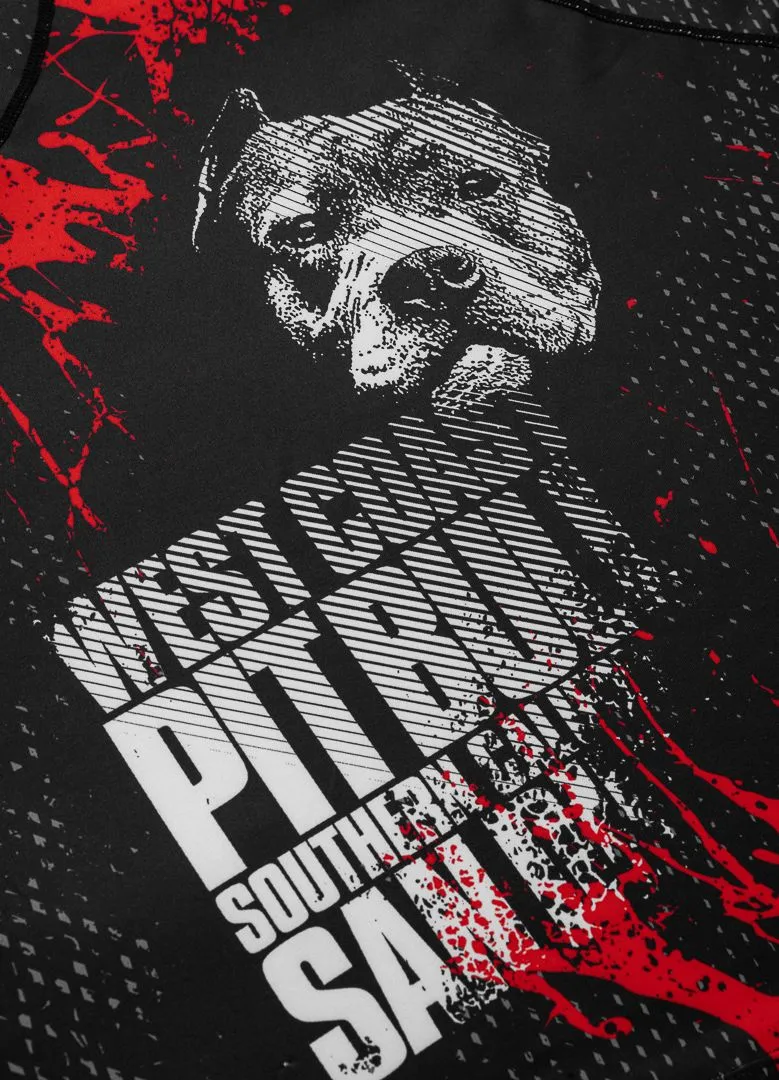 Red Dog II - Black/Red Mesh Longsleeve Performance Pro Plus