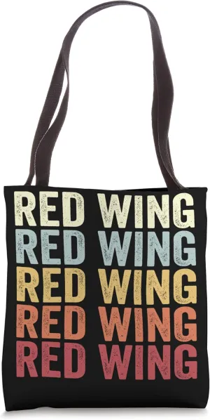 Red Wing Minnesota Red Wing MN Retro Vintage Text Tote Bag