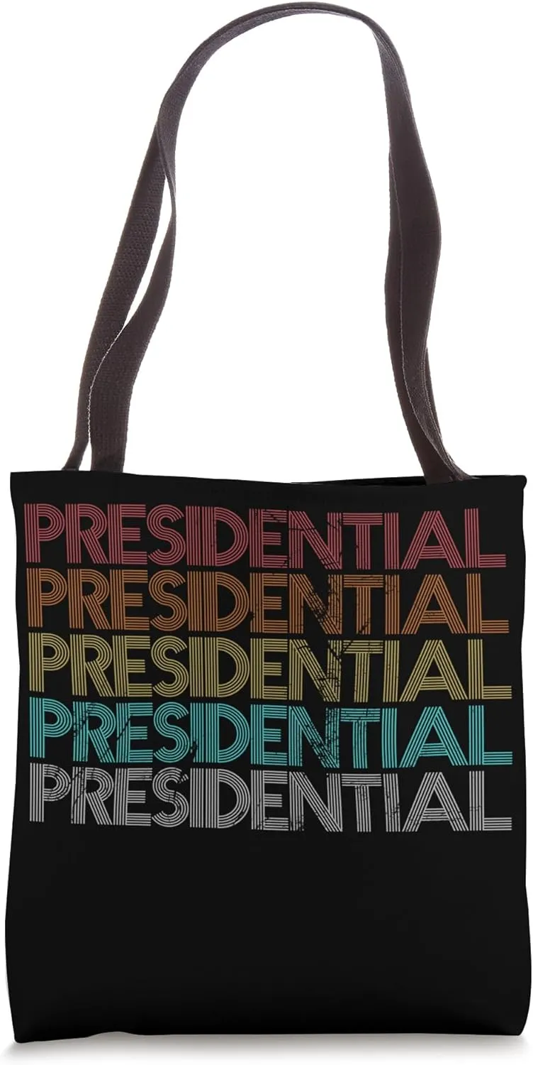 Retro Vintage Presidential Tote Bag
