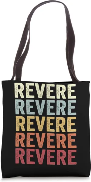 Revere Massachusetts Revere MA Retro Vintage Text Tote Bag