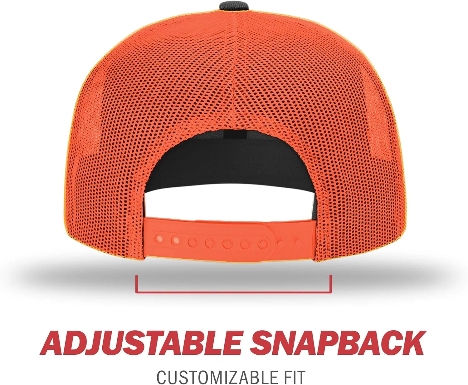 Richardson Unisex 511 Flatbill Trucker Adjustable Snapback Baseball Cap