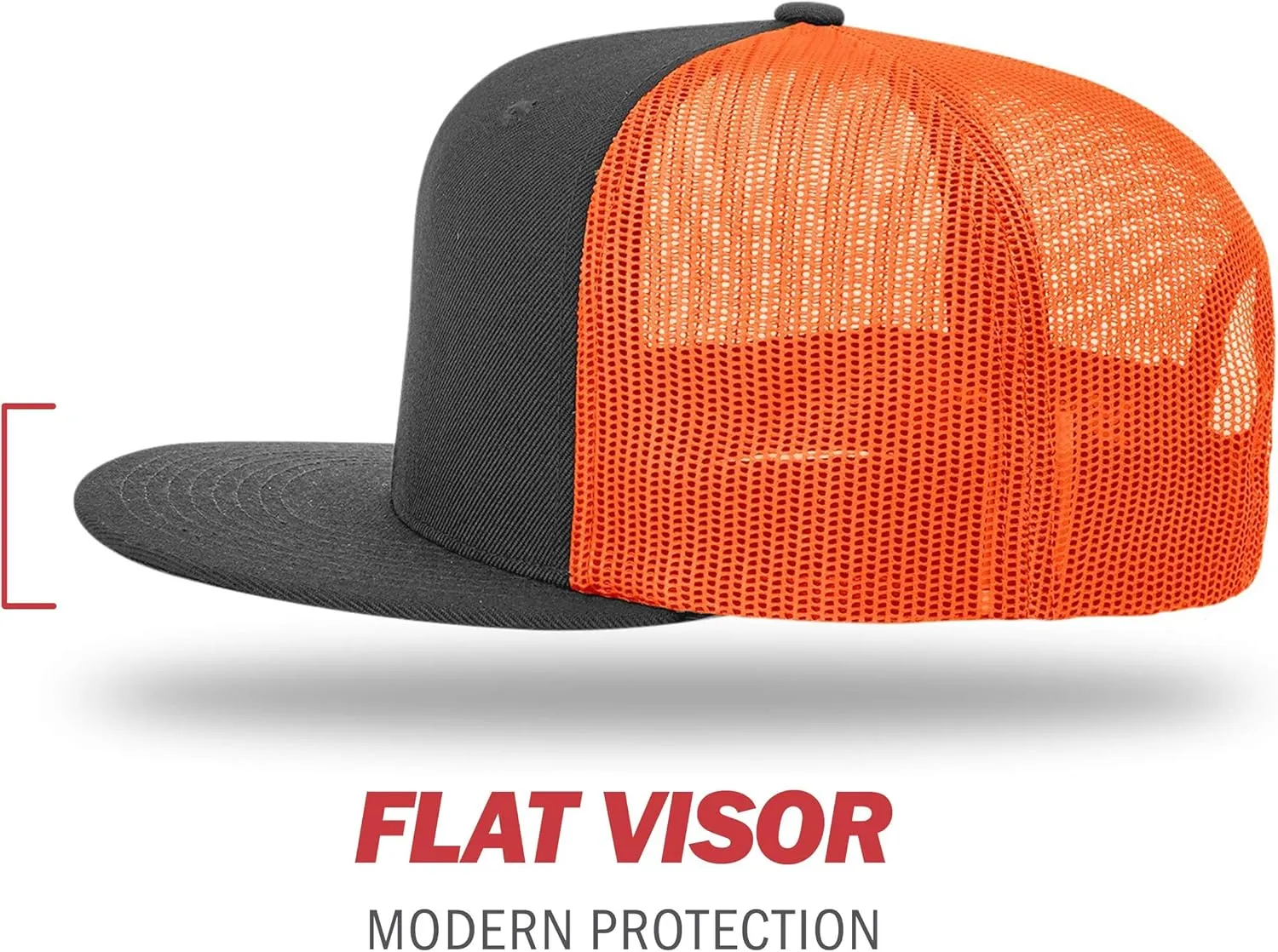 Richardson Unisex 511 Flatbill Trucker Adjustable Snapback Baseball Cap