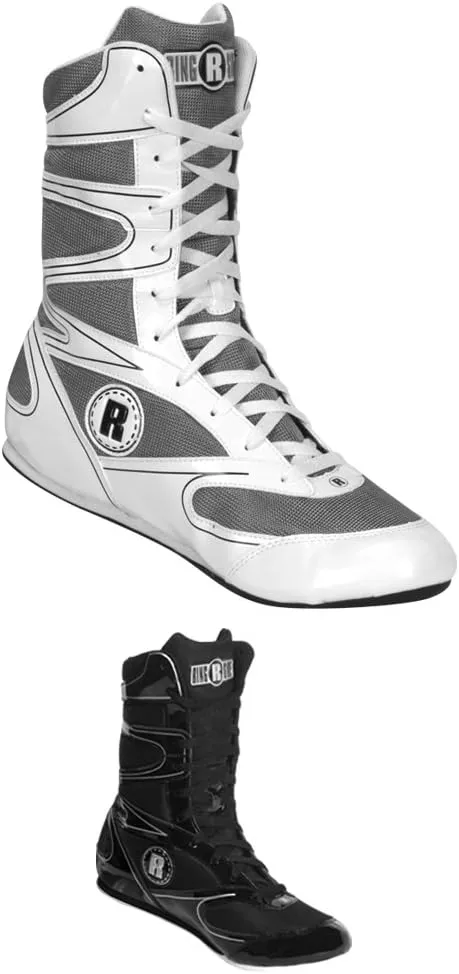Ringside Diablo Boxing Shoes, Synthetic Leather Shoes for Men and Women, Lightweight, Low-Top Ankle Shoes for Boxing, Wrestling, Workout, Training, and Competition, Available in Different Sizes (2-13)