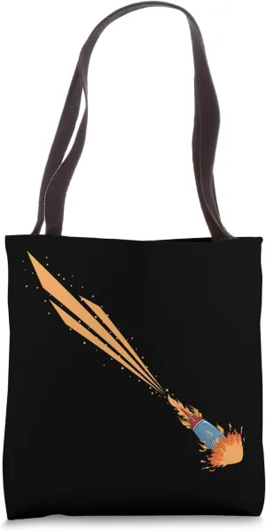Rocket Entering Earth's Atmosphere Tote Bag