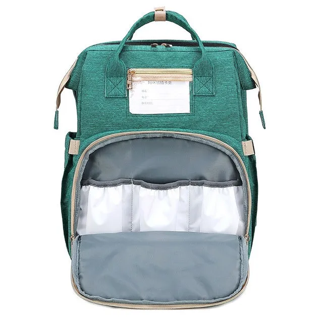 Rose – Multi-Compartment Backpack with Top Handles and Zippered Pockets