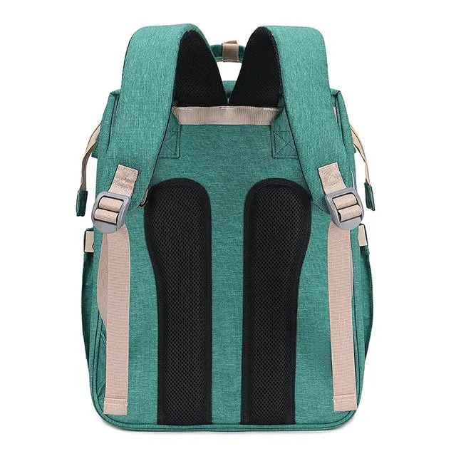 Rose – Multi-Compartment Backpack with Top Handles and Zippered Pockets