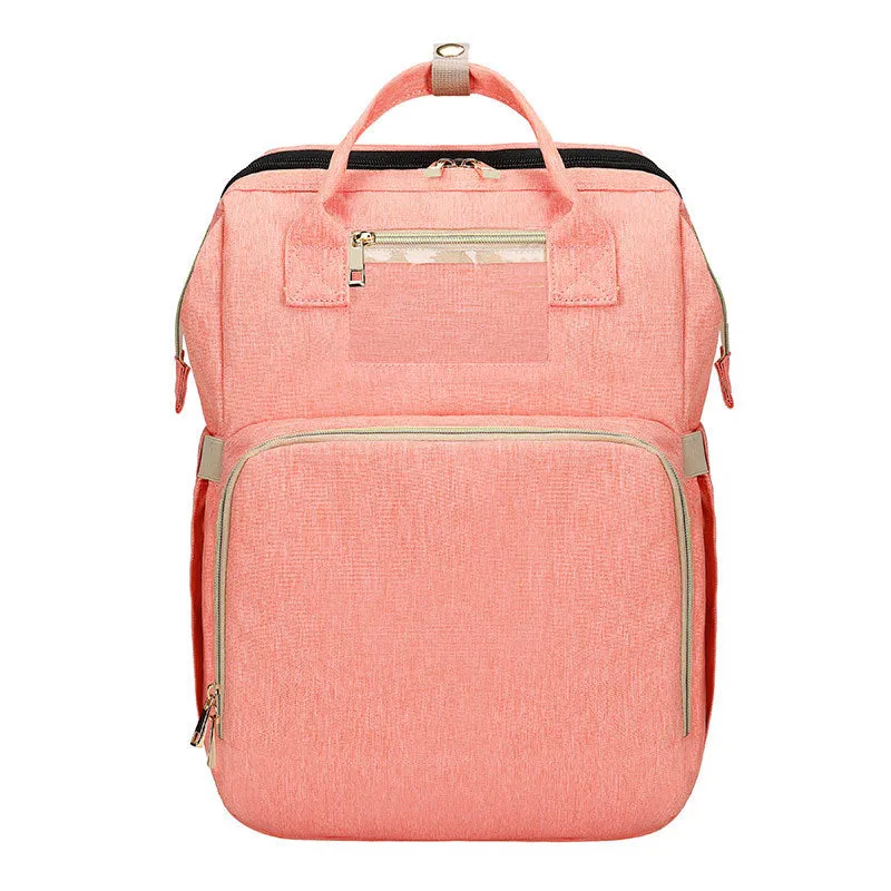 Rose – Multi-Compartment Backpack with Top Handles and Zippered Pockets