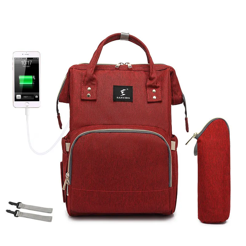 Rose – Multi-Compartment Backpack with Top Handles and Zippered Pockets