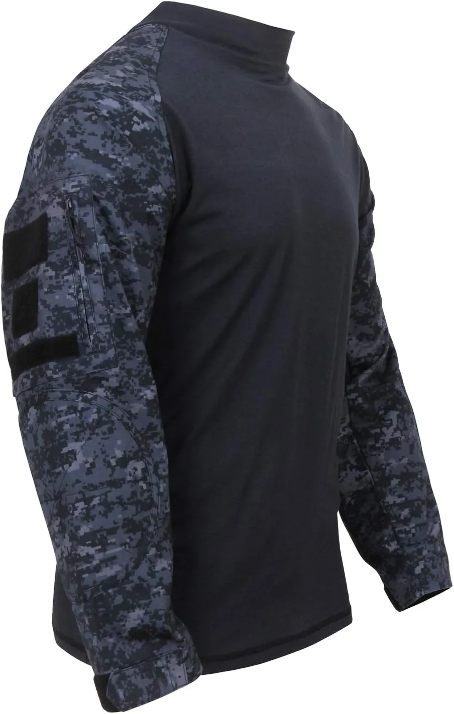 Rothco Fire Retardant Combat Shirt (US, Alpha, Large, Regular, Regular, Midnight Digital Camo)