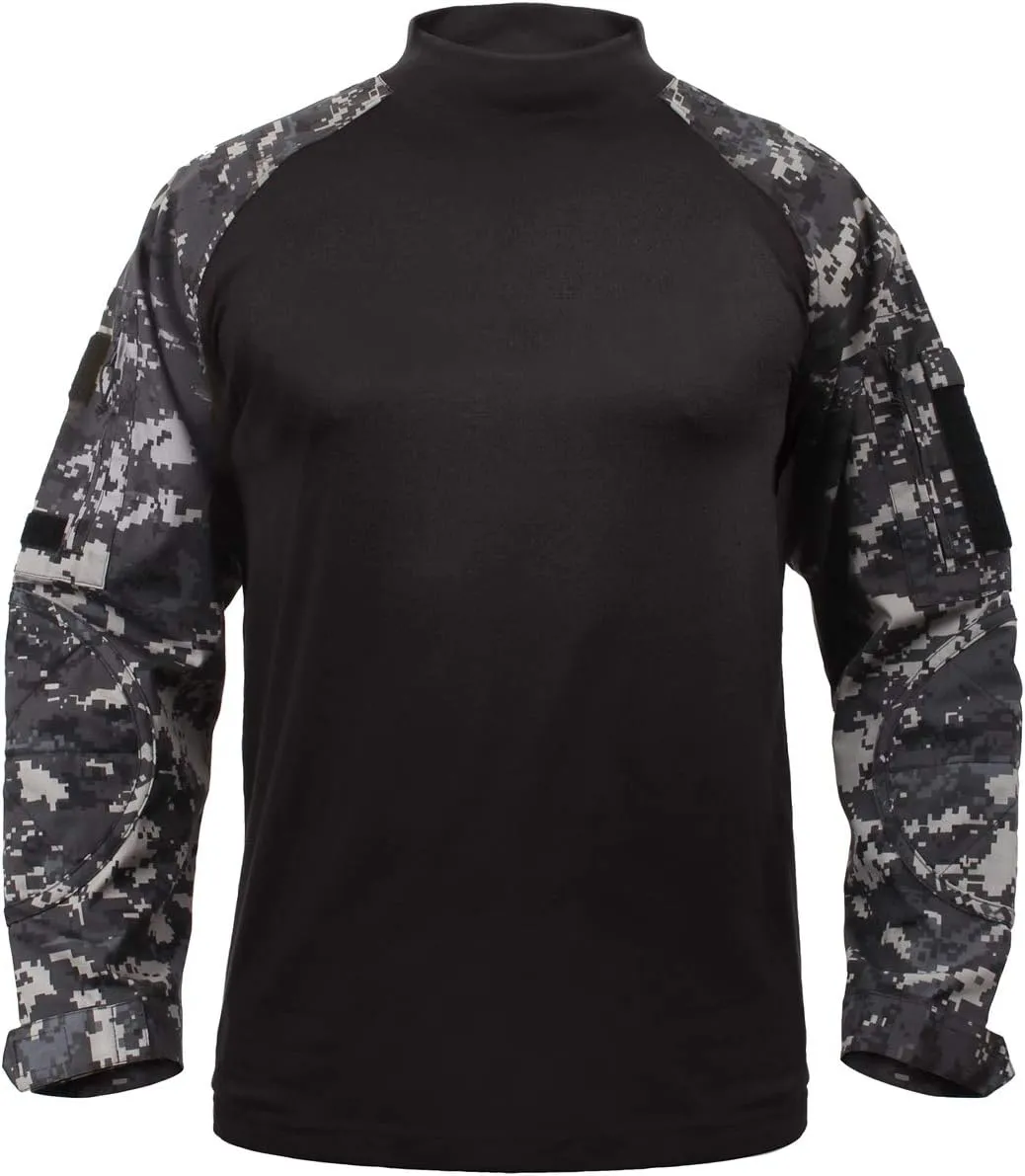 Rothco Fire Retardant Combat Shirt (US, Alpha, Large, Regular, Regular, Subdued Urban Digital Camo)