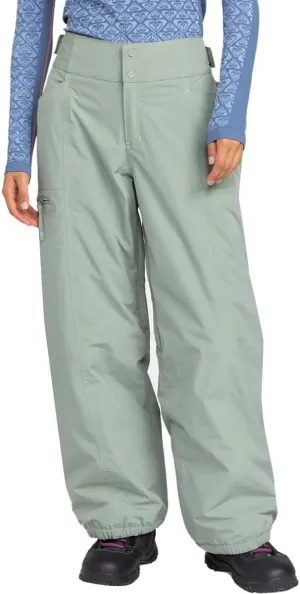 Roxy - Womens Chloe Kim Pant, Color Lily Pad, Size: X-Small