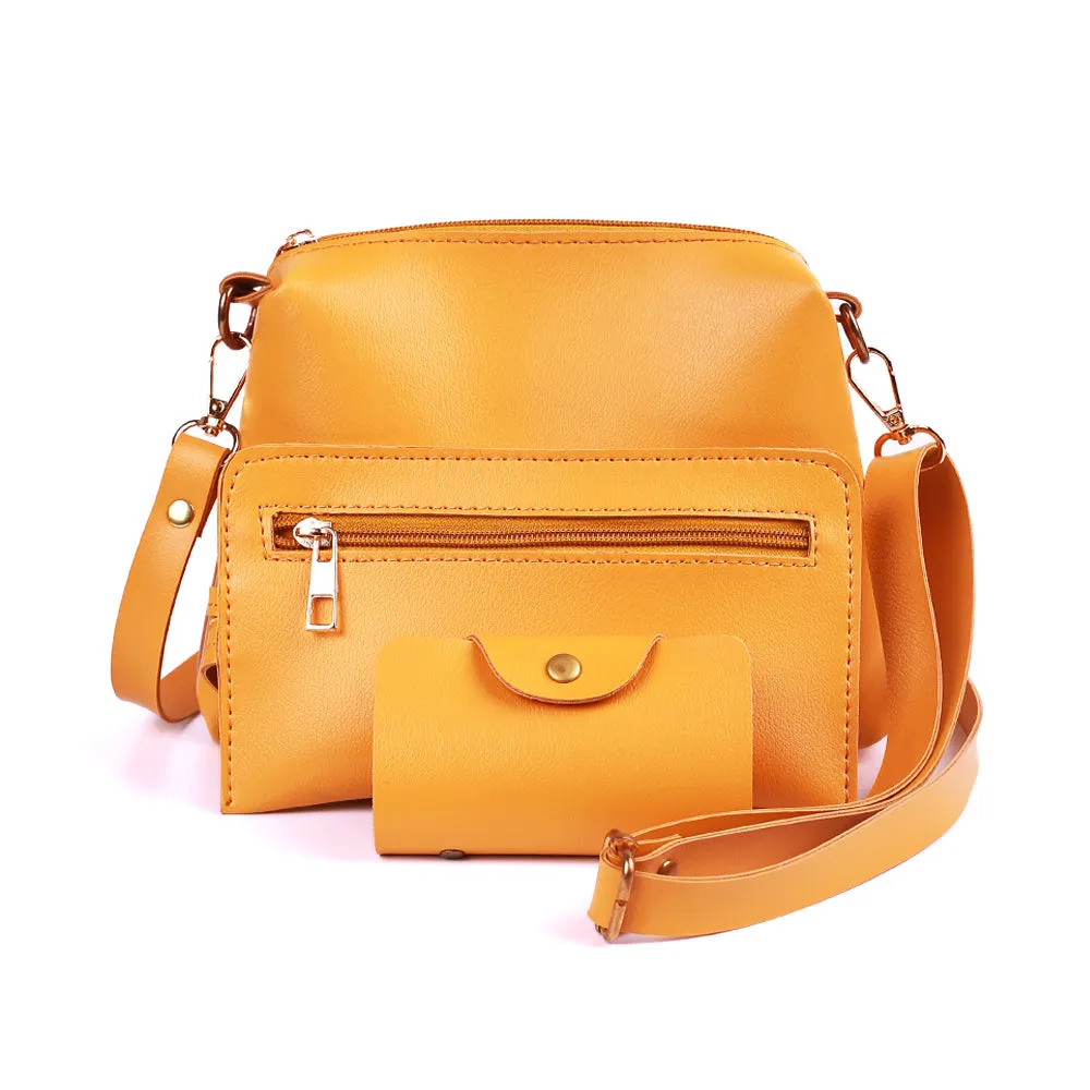 Royal Mustard 4 Pieces Handbag