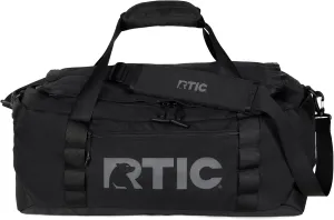 RTIC Road Trip Duffle Bag for Men and Women, Traveling Tote for Camp, Travel, Gym, Weekender, Camping, Overnight, Carry On, Sports, Spacious, Water Resistant, Medium, Black