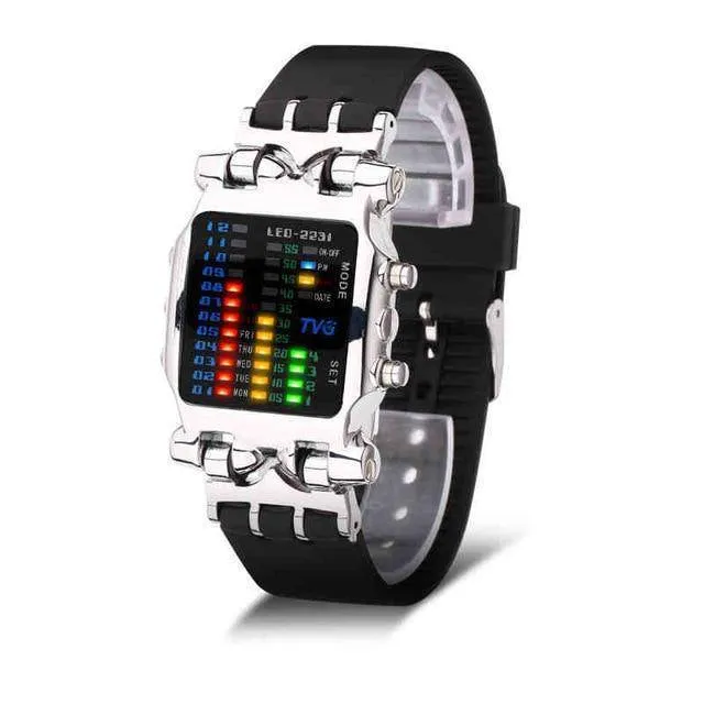 Rubber Strap LED Digital Watch