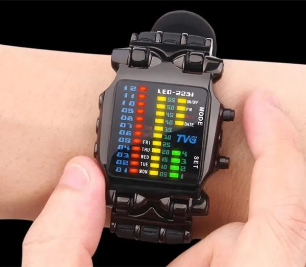 Rubber Strap LED Digital Watch