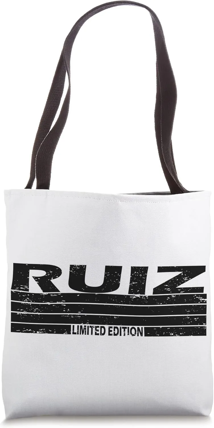 Ruiz Surname Limited Edition Retro Vintage Style Sunset Tote Bag