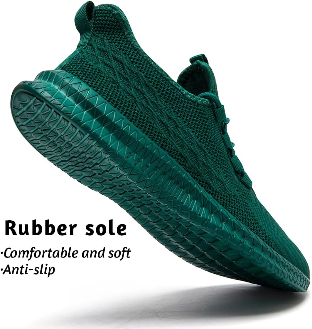 Running Shoes for Men Casual Slip on Tennis Walking Sneakers Lightweight Breathable Mesh Fashion Gym Athletic Sports Workout Shoes