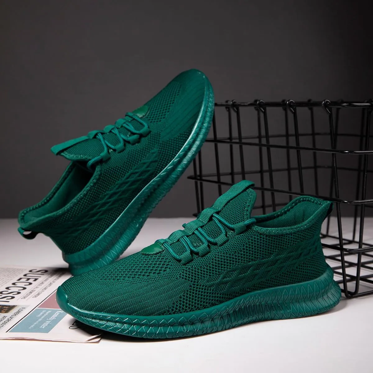 Running Shoes for Men Casual Slip on Tennis Walking Sneakers Lightweight Breathable Mesh Fashion Gym Athletic Sports Workout Shoes