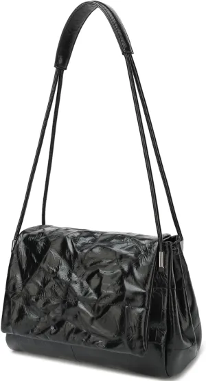 Scarleton Crossbody Bags for Women, Quilted Shoulder Bag Purse, Gold Chain Crossbody Bag Purses for Women, H2117