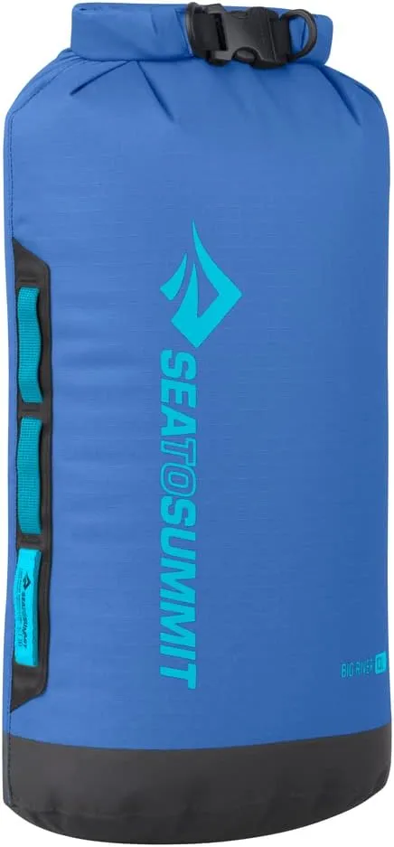 Sea to Summit Big River Dry Bag, Heavy-Duty Dry Storage, 13 Liter, Surf Blue