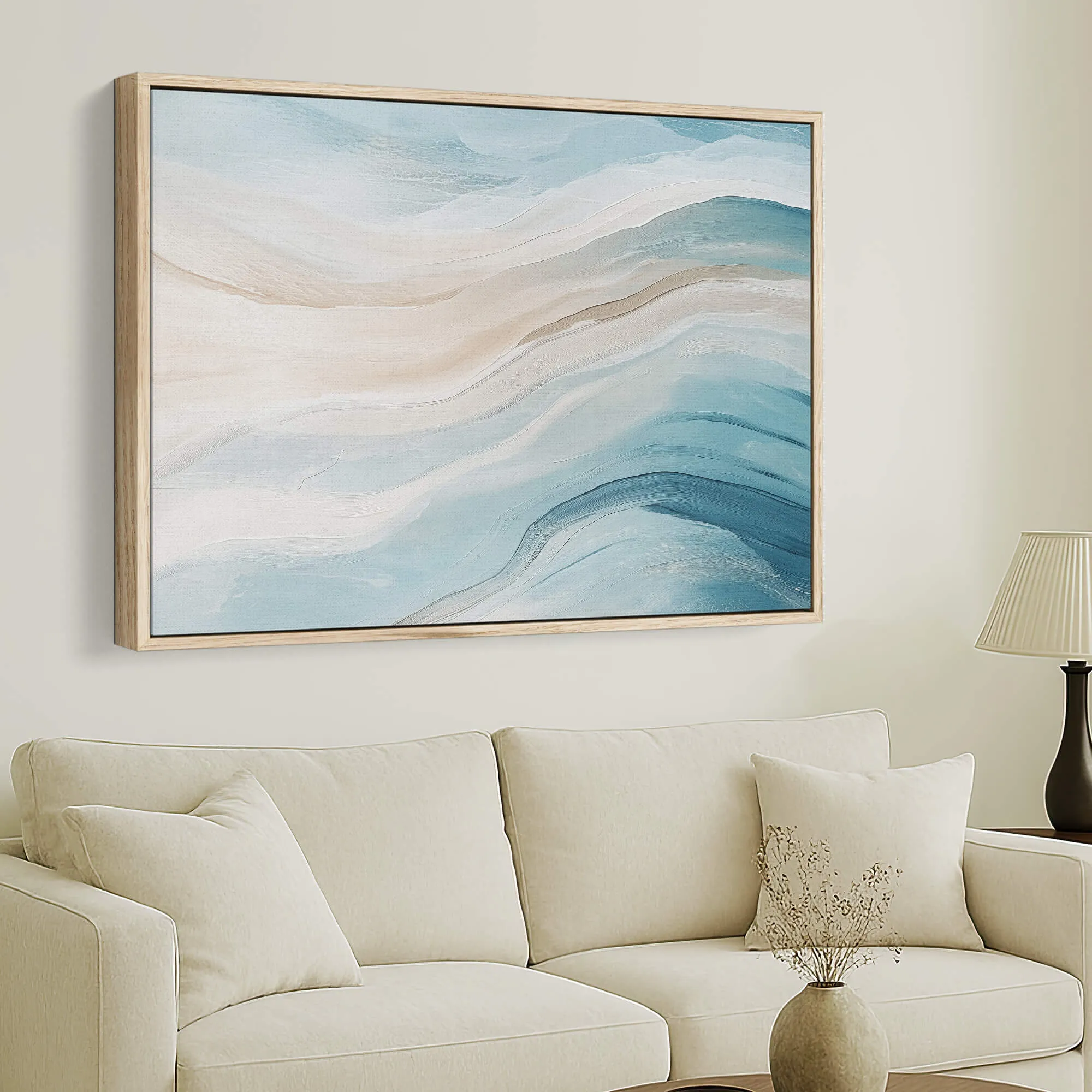 Seabound Framed Canvas