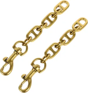 SEWOART Handbag Chain Decor Metal Bag Chain Buckle for Crossbody Bag Wallet Strap Extender 11.8cm 2pcs