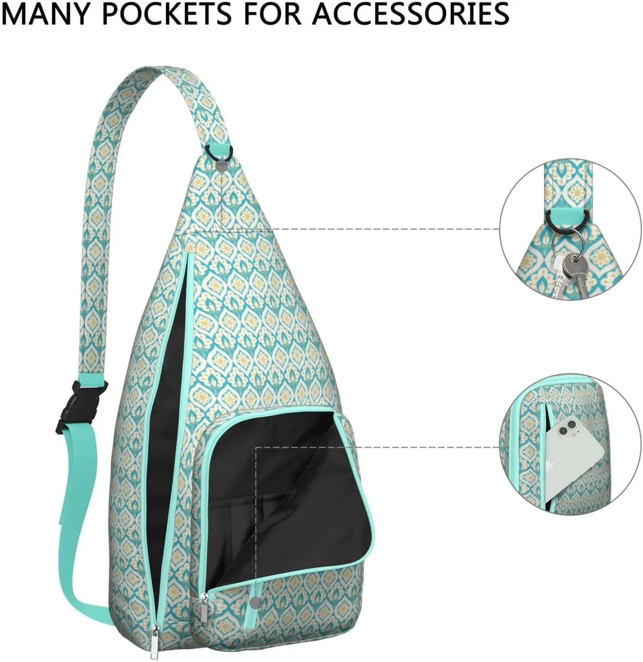 Shoulder Sling Crossbody Casual Chest Bag For Travel Sports Running,Backpack for Men & Women Lightweight Sports BagCrossbody Concealed Carry,Abstract Shoulder Bag Waterproof Chest Bag