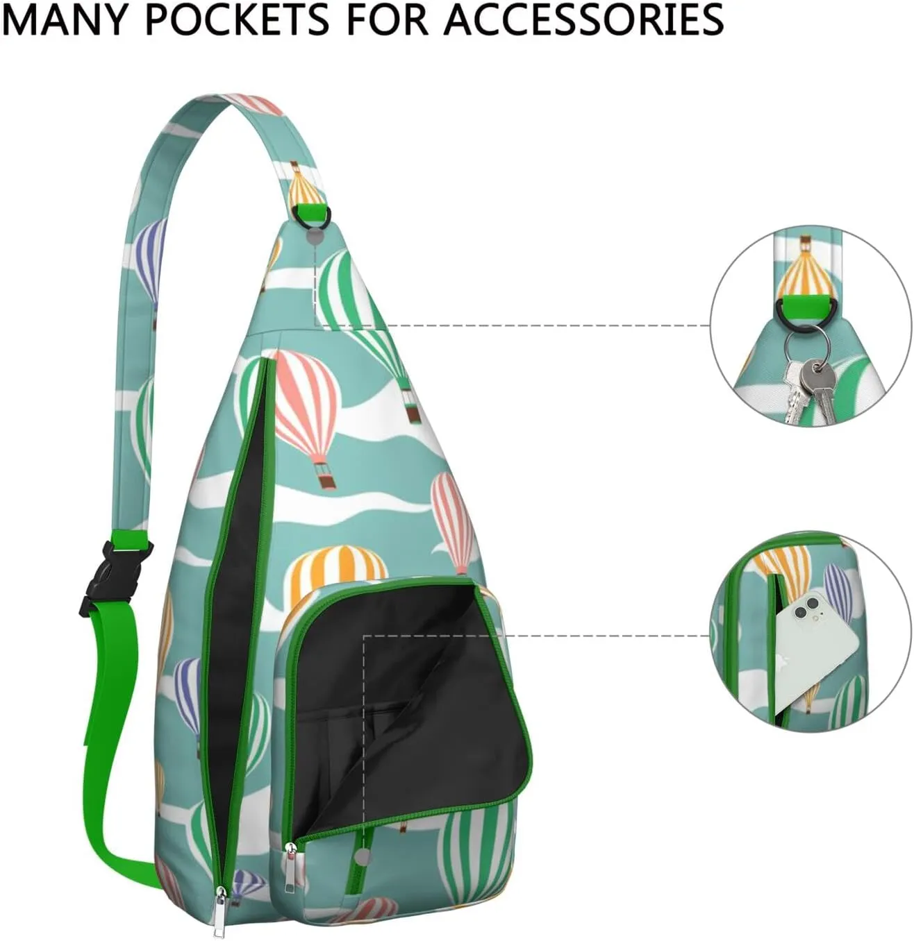 Shoulder Sling Crossbody Casual Chest Bag For Travel Sports Running,Backpack for Men & Women Lightweight Sports BagCrossbody Concealed Carry,Abstract Shoulder Bag Waterproof Chest Bag