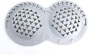 Silicone Bra Washing Bag，Mesh Underwear Laundry Bags, Suitable for all Cup Sizes bra,Sports Bras, Swimsuits, Socks & Silk, Anti Deformation Lingerie Bag for Washer/Dryer Machines (gray)