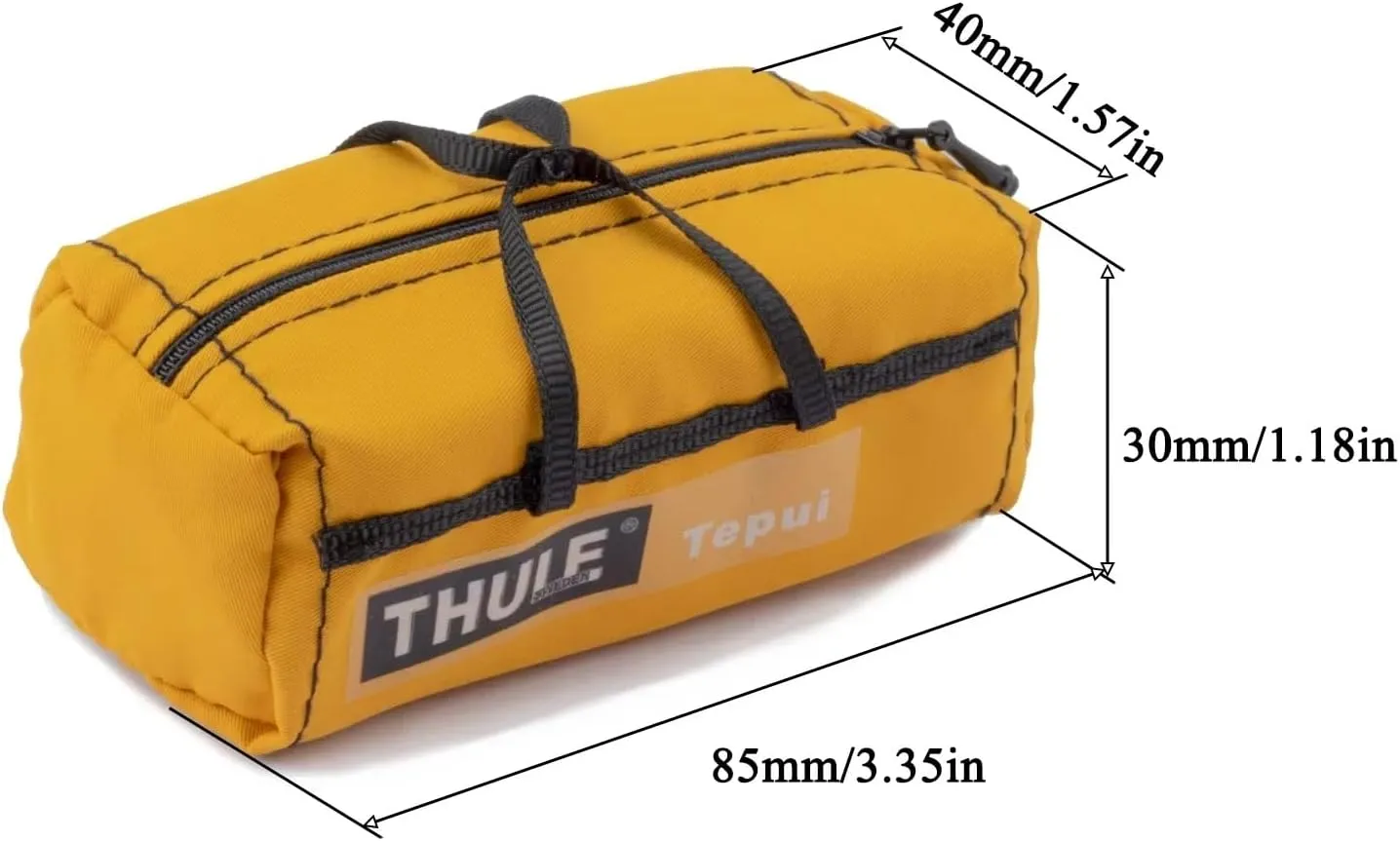 Simulated Mini Luggage Miniature Decoration Scale Sports Travel Bag for 1/10 RC Crawler Accessories (RC185-B03)
