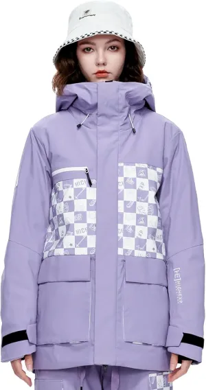 Ski Jacket Snowboard Coat Snow Winter Waterproof Insulated Windproof Baggy Warm Hooded Jacket for Men Women