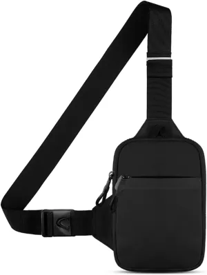 Small Crossbody Bag for Men Women Mini Sling Bag Trendy Casual Waterproof Phone Bag Chest Fanny Pack for Travel Sport Running