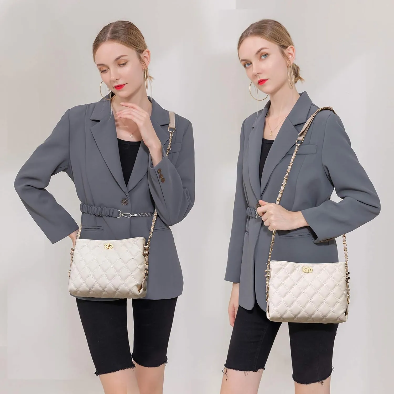 Small Crossbody Bags for Women Purses Fashion Leather Lightweight Handbags Shoulder Bag