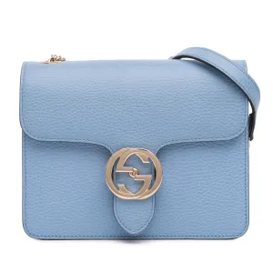 Small Dollar Calfskin Interlocking G Crossbody