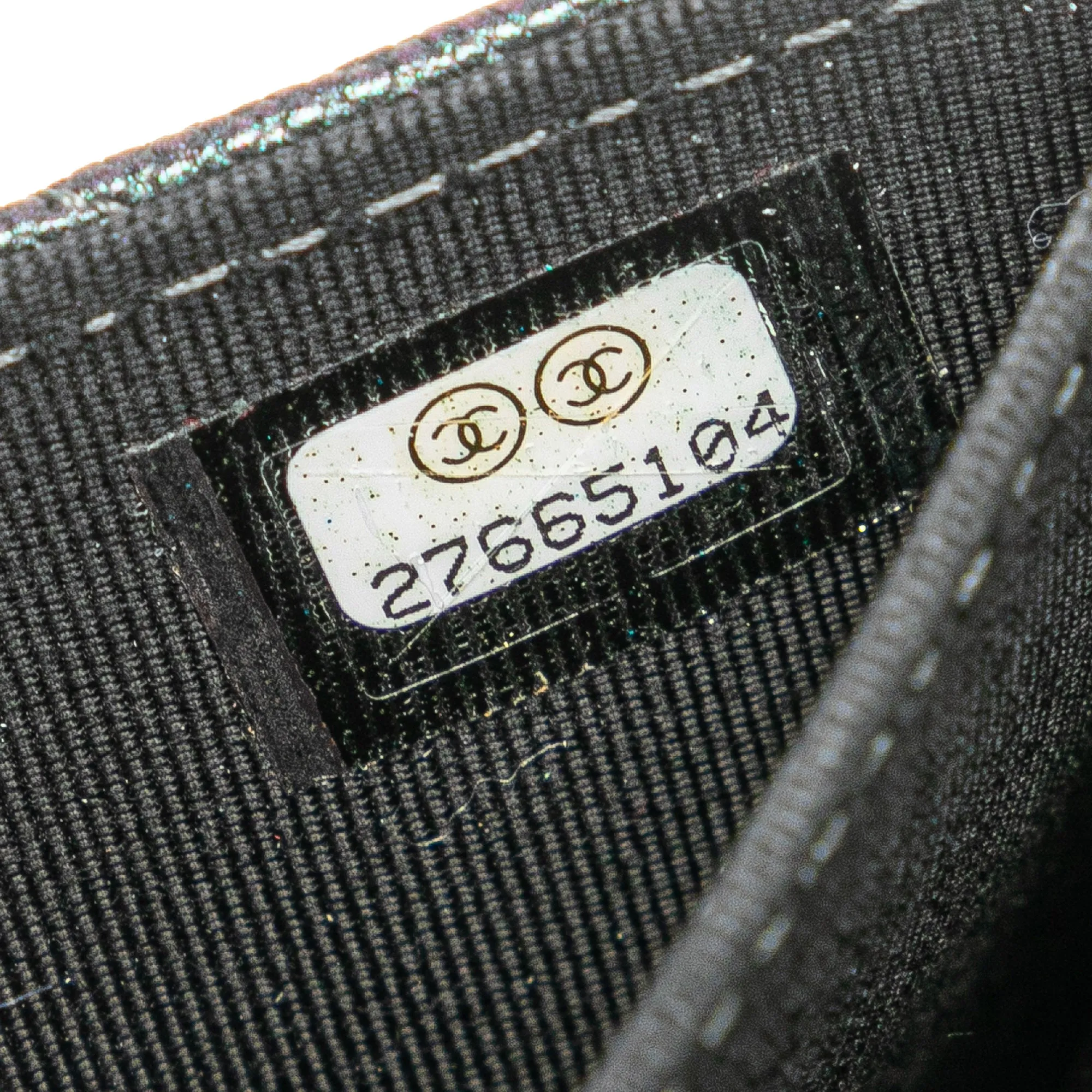 Small Iridescent Caviar Single Flap