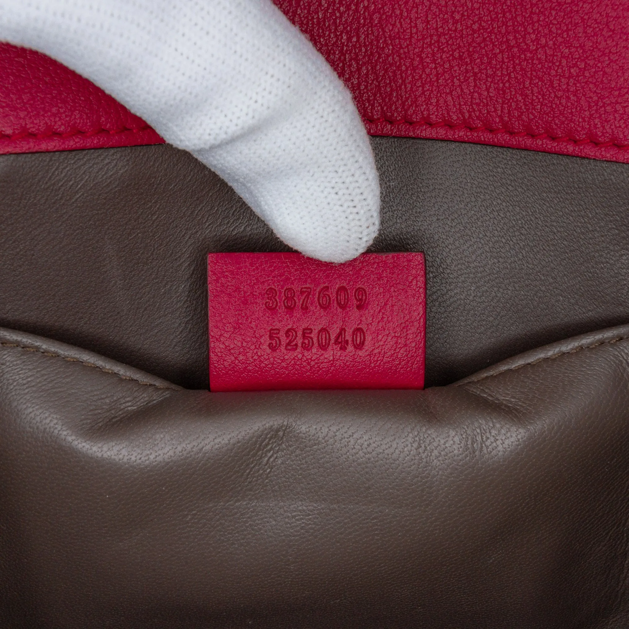 Small Polished Calfskin Interlocking G Dollar Crossbody