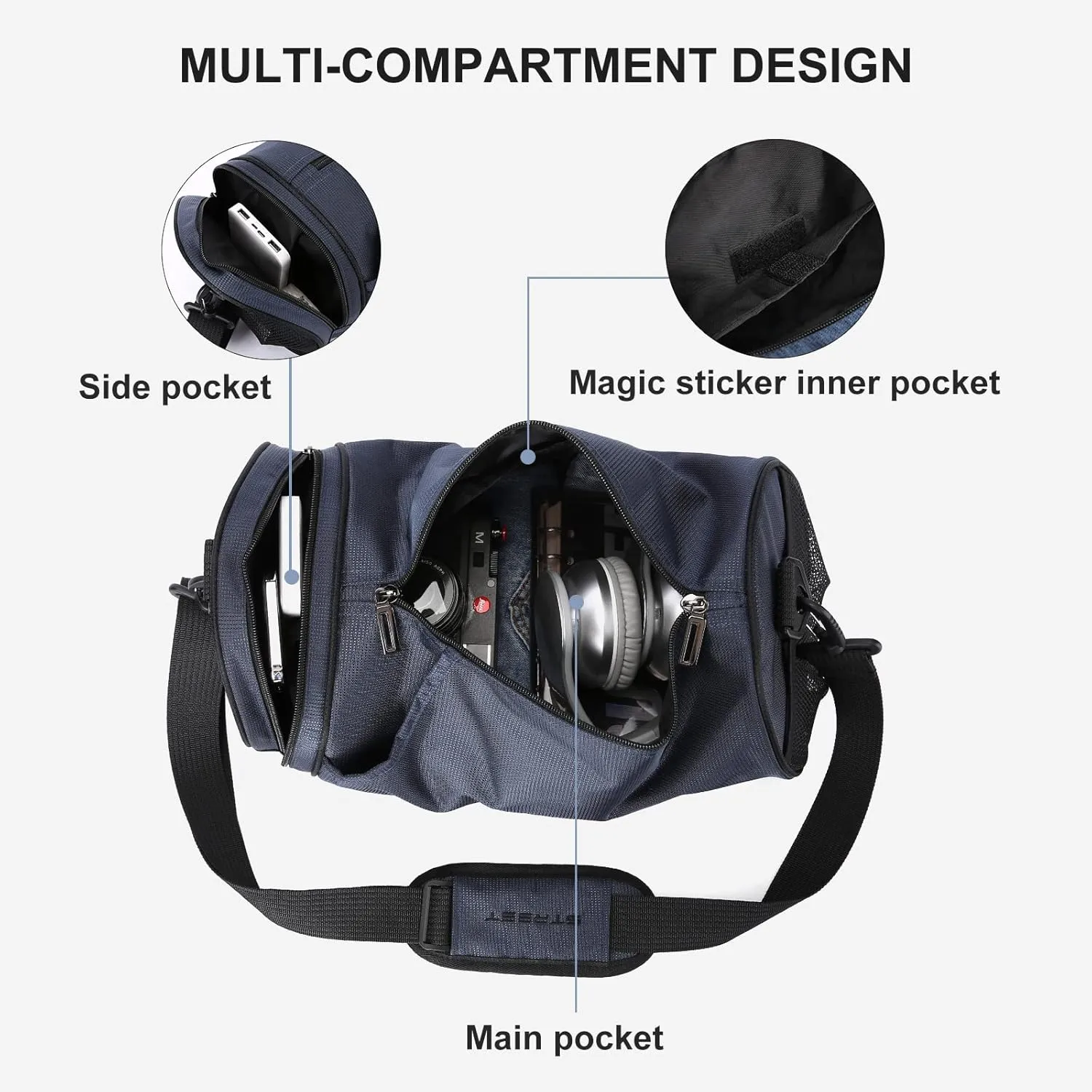 Small Sports Gym Bag Workout Lightweight Mini Duffel Bags for Men and Women