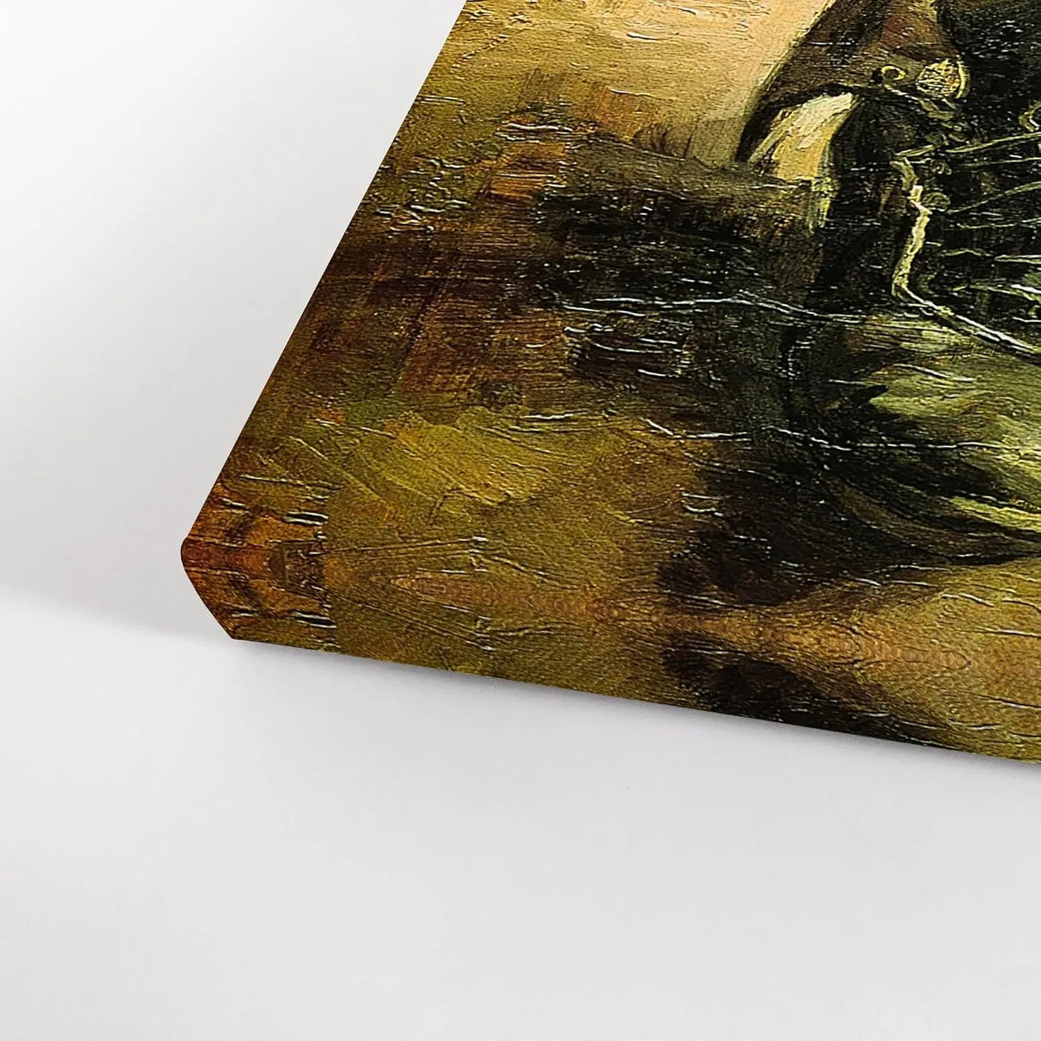 Smile Art Design Vincent Van Gogh A pair of shoes 1886 Canvas Wall Art Print Artwork Classic Modern Art Living Room Bedroom Decor Ready to Hang Made in the USA - 15x22