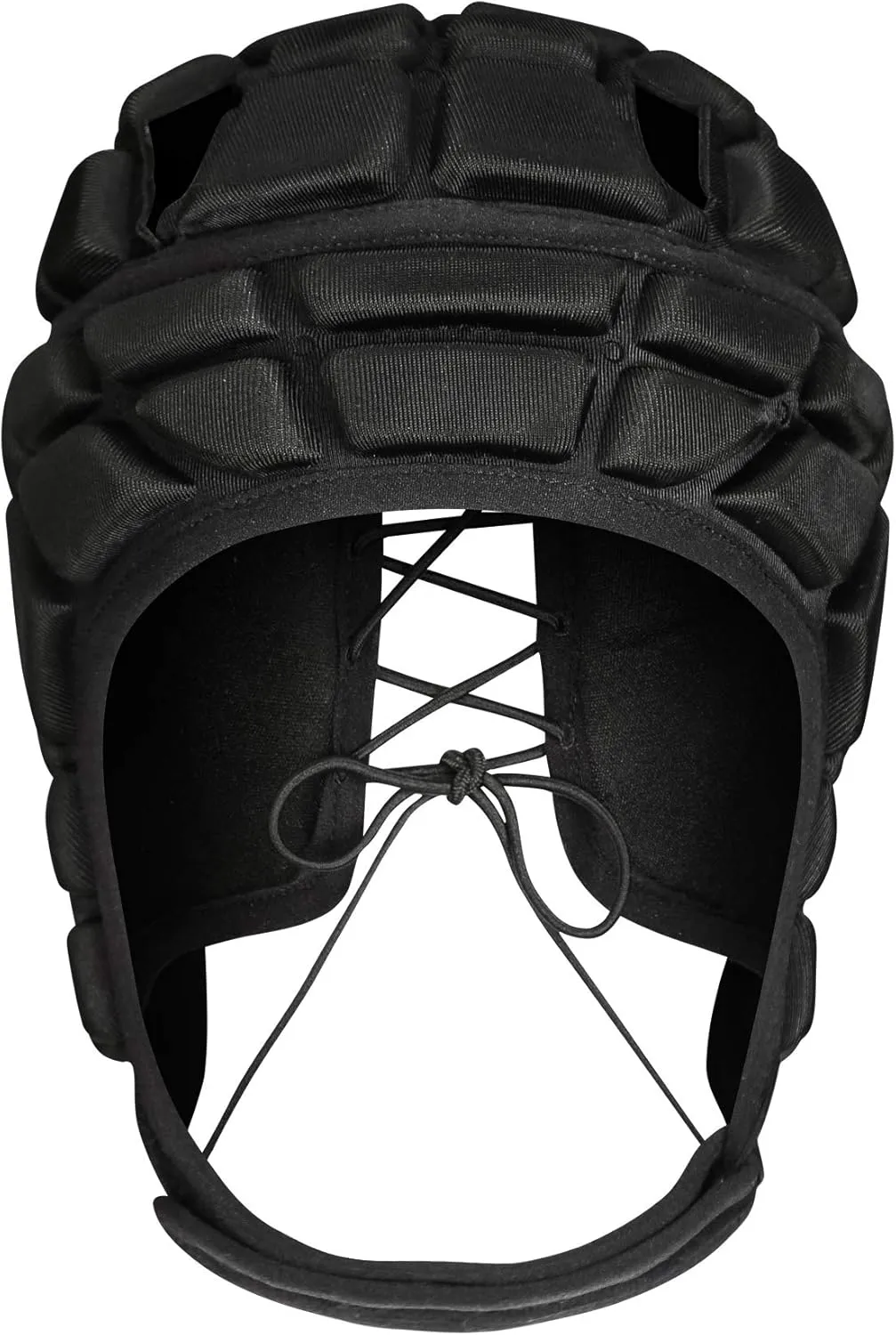 Soft Helmet Rugby Headgear Flag Football Helmet 7 on 7 Shell Padded Headguard Adjustable Head Protector Soccer Goalie Lacrosse Goalkeeper Head Protection for Youth Kids Adult