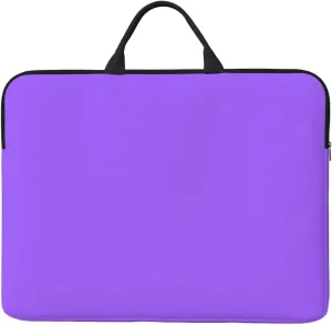 Solid Color Light Purple Printed Laptop Sleeve 16.5 * 12.2", Business and Casual Dual use, Suitable for Some laptops