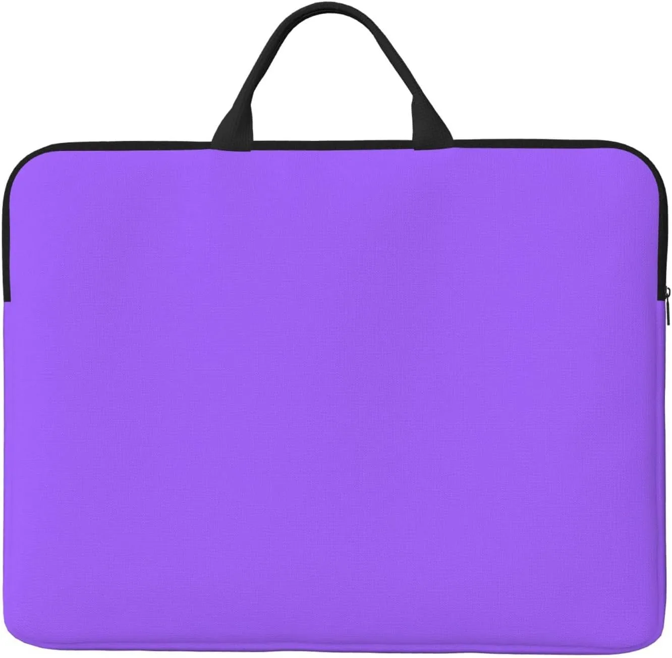 Solid Color Light Purple Printed Laptop Sleeve 16.5 * 12.2", Business and Casual Dual use, Suitable for Some laptops