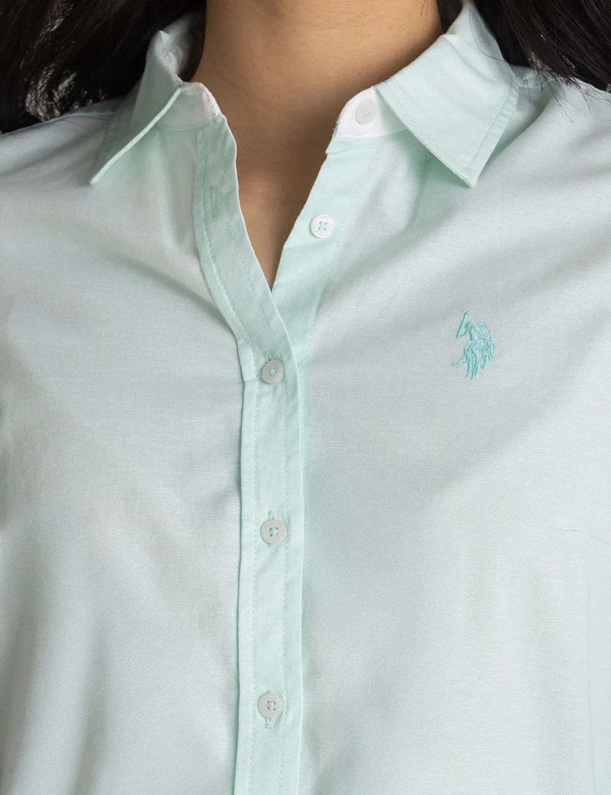 SOLID OXFORD DRESS
