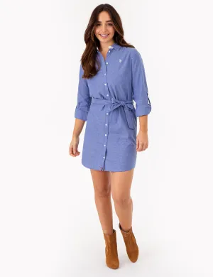 SOLID OXFORD DRESS