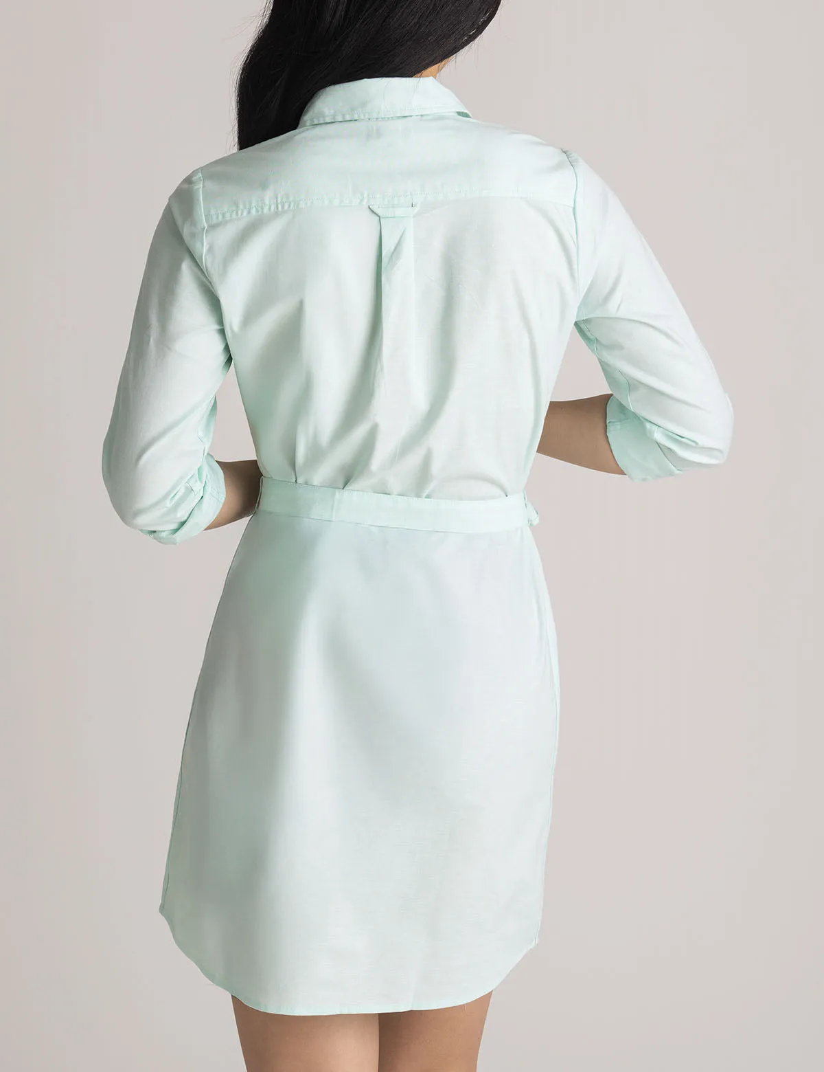 SOLID OXFORD DRESS