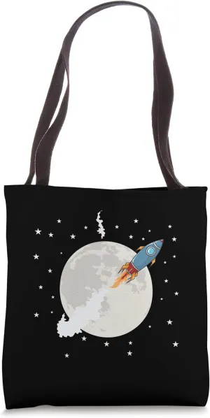 Space Rocket Pioneer of the Stars Tote Bag