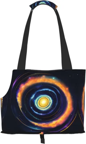 Space Spiral Cosmic Energy Stylish and Portable Pet Crossbody Bag - Pet Tote Bag for Small Dogs - Pet Tote Bag, Crossbody Bag for Petsï¼Œ