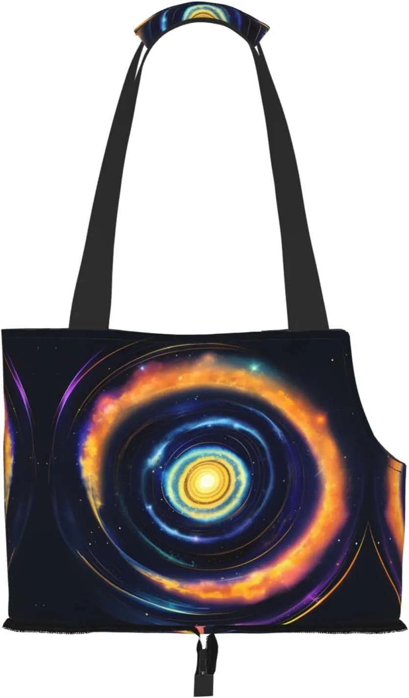 Space Spiral Cosmic Energy Stylish and Portable Pet Crossbody Bag - Pet Tote Bag for Small Dogs - Pet Tote Bag, Crossbody Bag for Petsï¼Œ