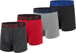 Spyder Mens Boxer Briefs Performance Nylon Mesh Sports Underwear