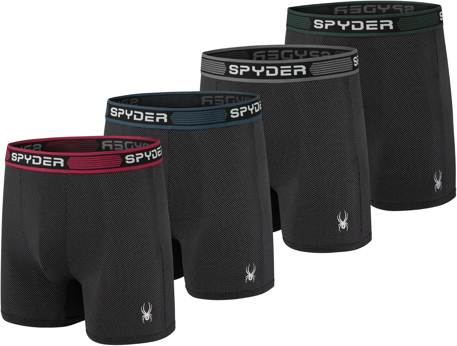 Spyder Performance Mesh Mens Boxer Briefs Sports Underwear For Men