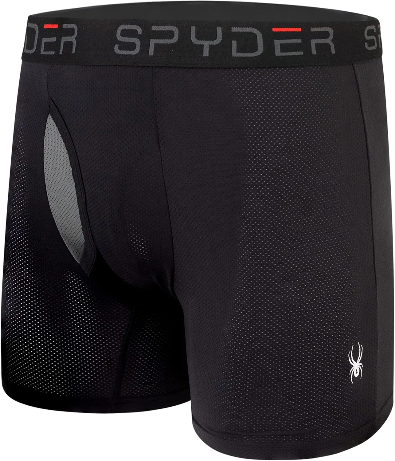 Spyder Performance Mesh Mens Boxer Briefs Sports Underwear/Fly Front